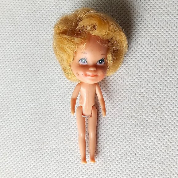 Tiny Vintage Retro Toy Doll, Miniature Doll, Tiny Doll, Little Toy Doll - Picture 1 of 8
